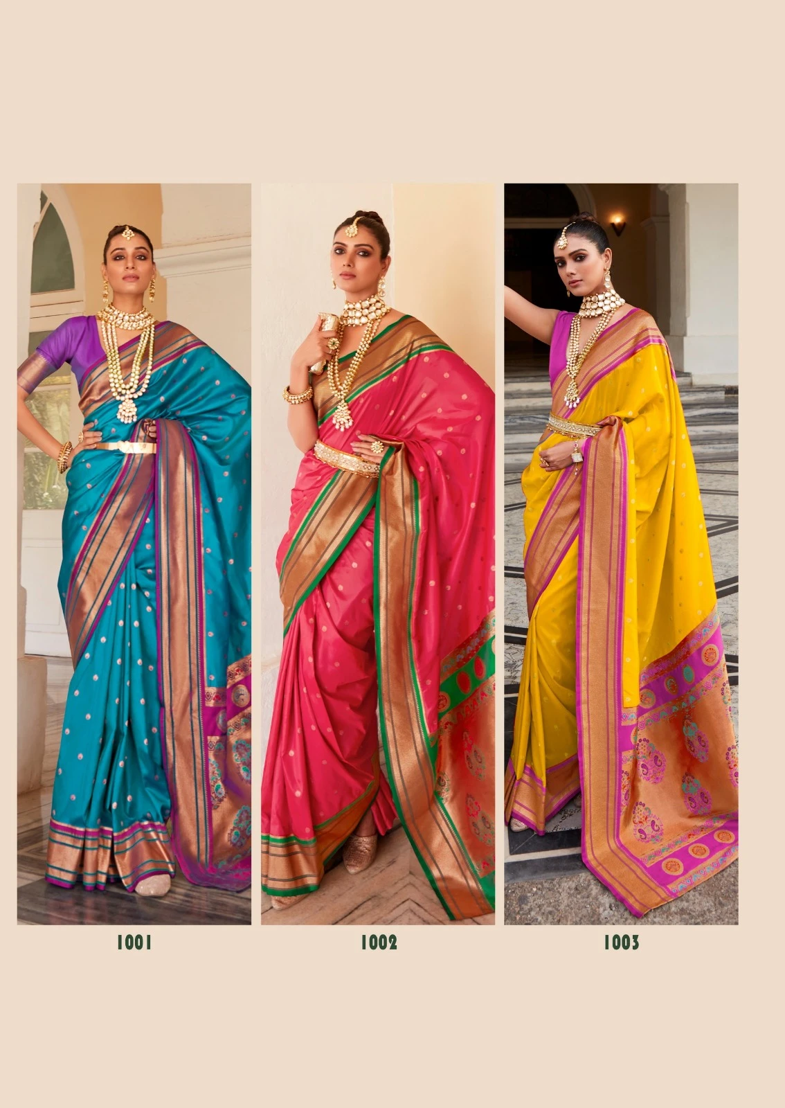 Rajpath Kiya Paithani Silk Hit Silk Wholesale Fancy Silk Catalog — Wholesale Sarees, MPA wholesale from Surat - Gallery Image 7